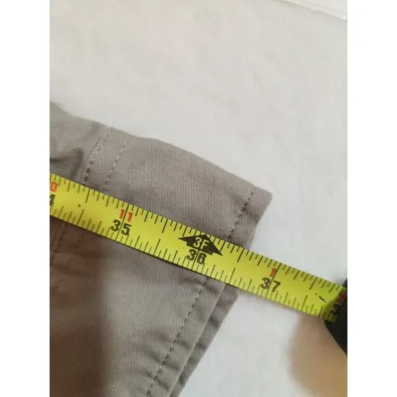 5.11 Shirt Mens XL Shirt Olive Green Long Sleeve Gorpcore Snap Leo Security - Picture 8 of 10